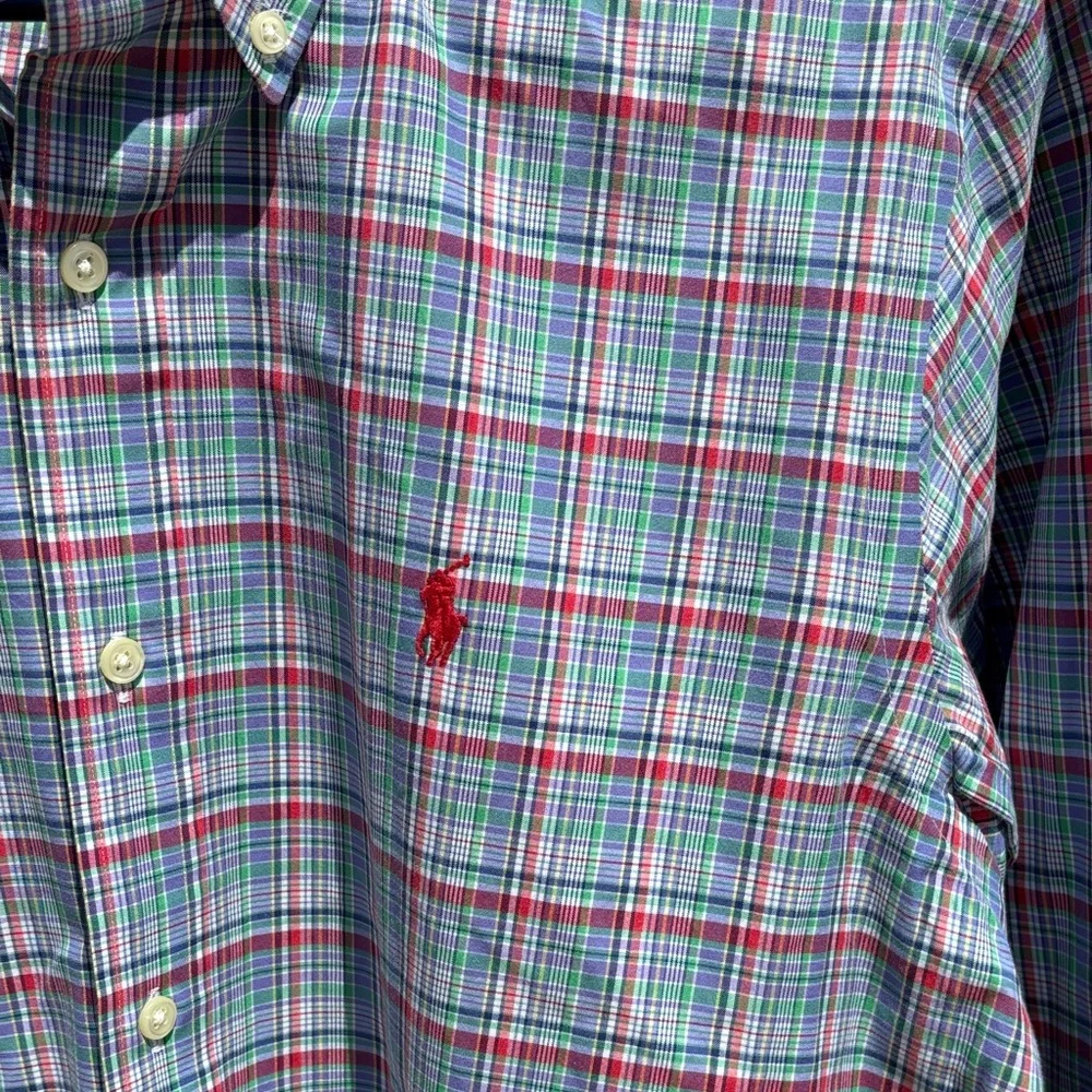 Ralph Lauren Men's Multicolor Plaid Shirt - Picture 3 of 3
